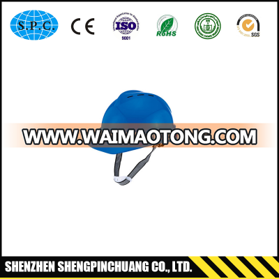 Construction worker head protection blue safety helmet